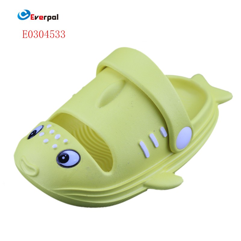 Fish Design 어린이들이 발가락을 닫는 슬리퍼를 어떻게 어린이 실내 신발을 더욱 편안하고 재미있게 만들 수 있습니까?